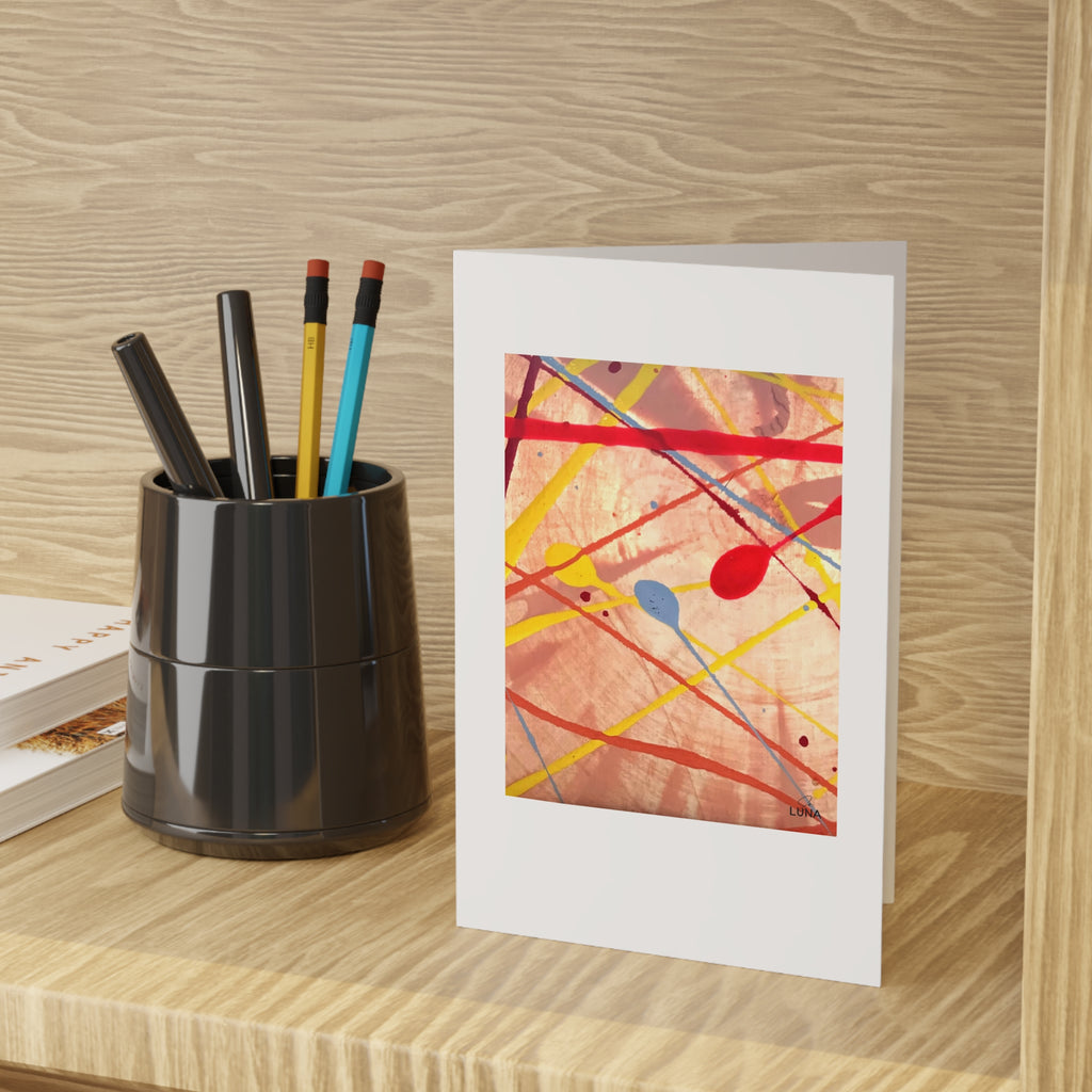 Crossed Lines – Greeting Card, 4 × 6 in