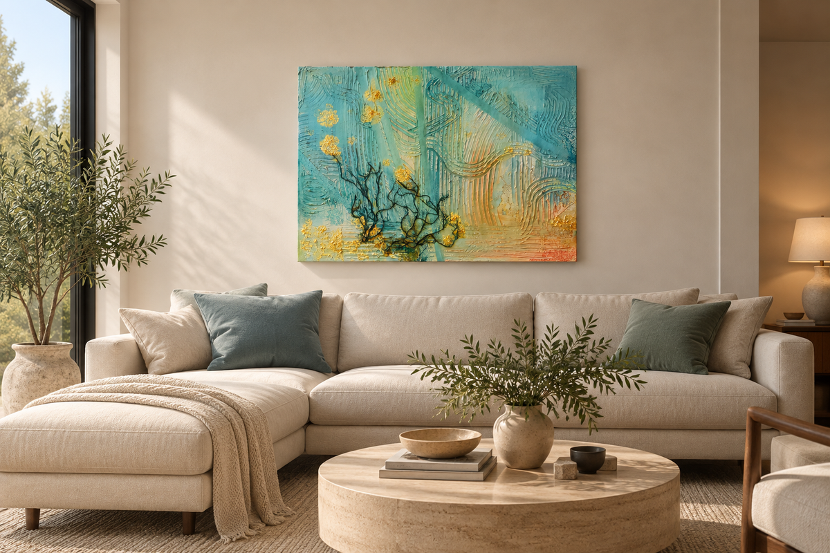 Quiet Current – Original Abstract Painting