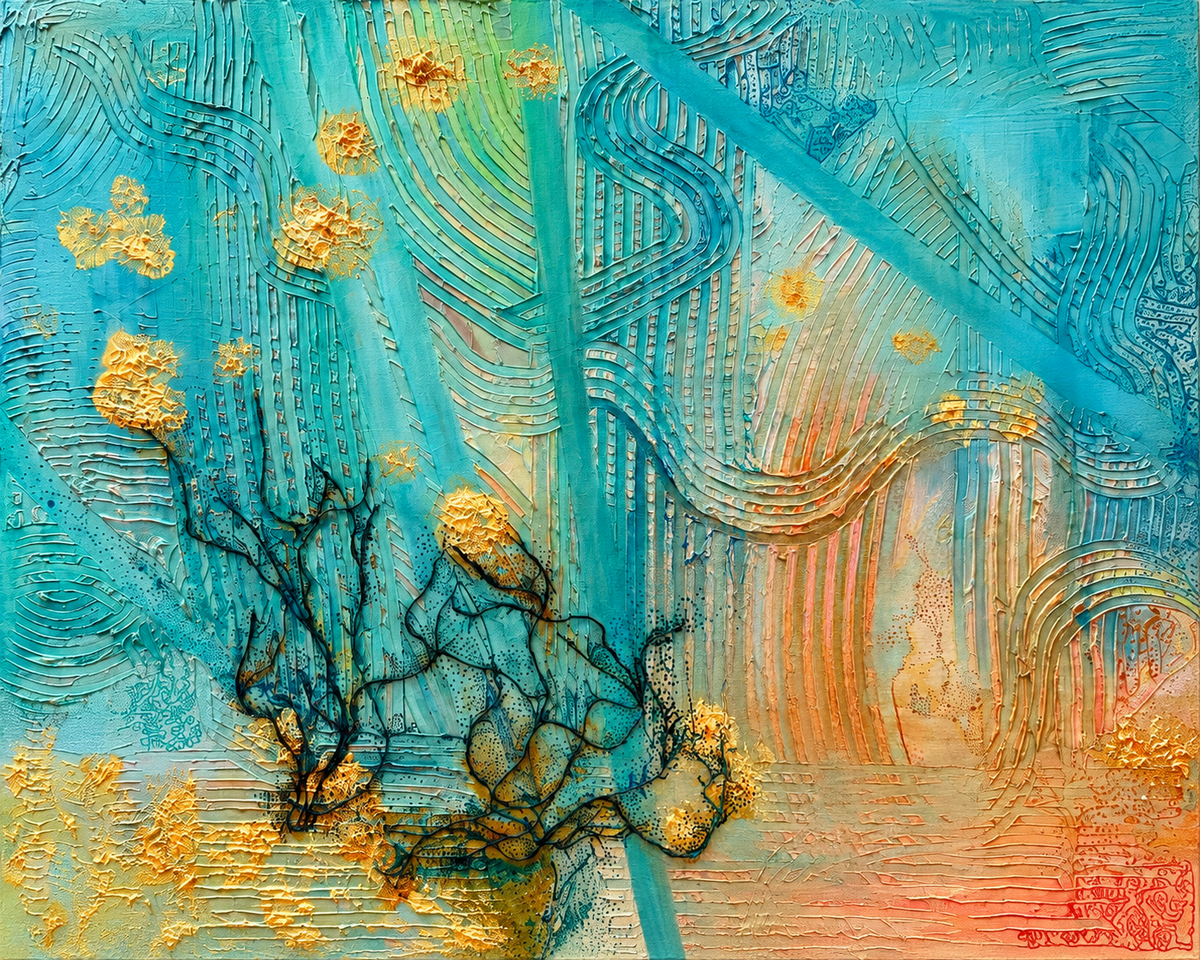 Quiet Current – Original Abstract Painting