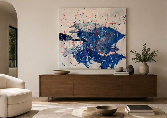 Flying Fish – Original Abstract Painting