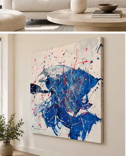 Flying Fish – Original Abstract Painting