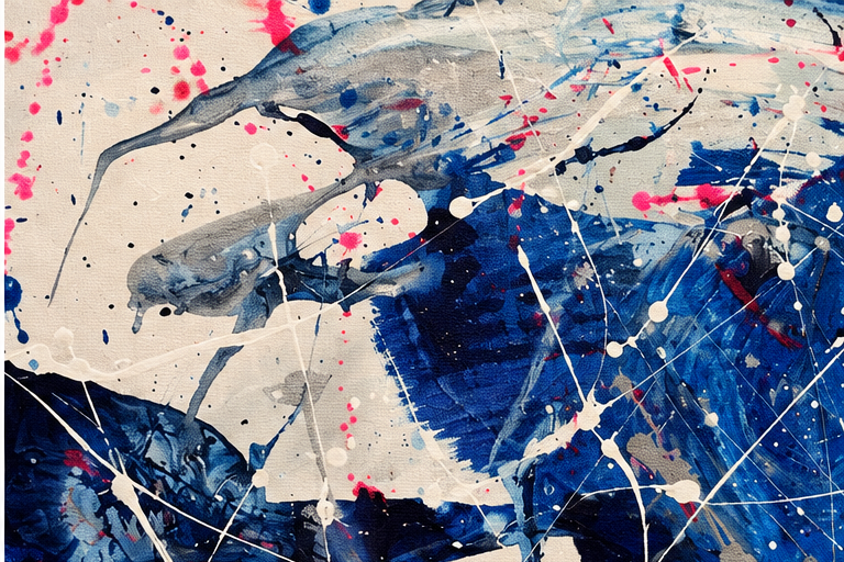 Flying Fish – Original Abstract Painting