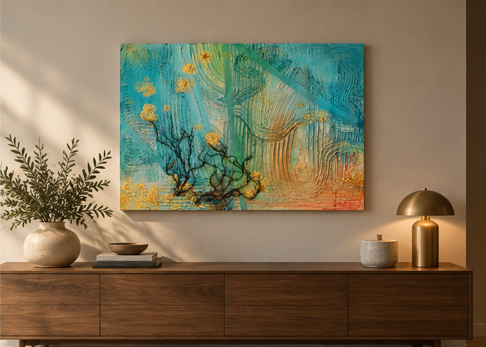 Quiet Current – Original Abstract Painting