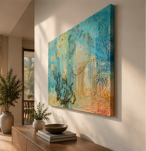 Quiet Current – Original Abstract Painting