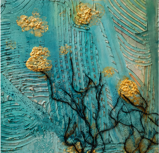Quiet Current – Original Abstract Painting