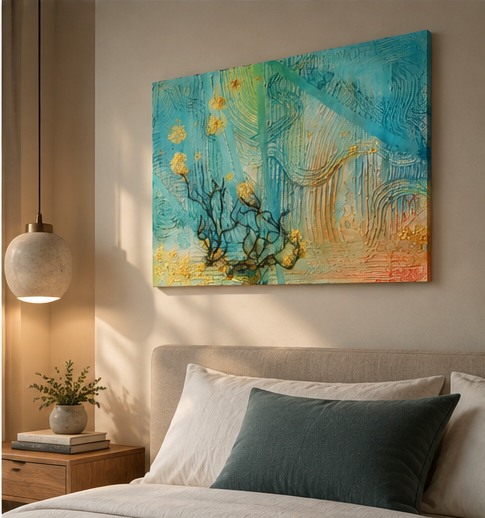 Quiet Current – Original Abstract Painting